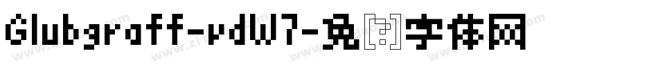 Glubgraff-vdW7字体转换
