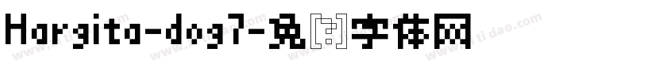 Hargita-dog7字体转换
