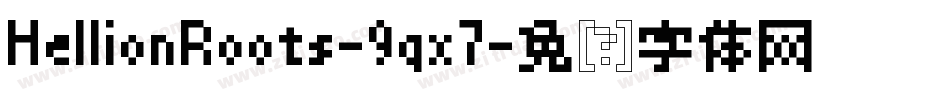 HellionRoots-9qx7字体转换