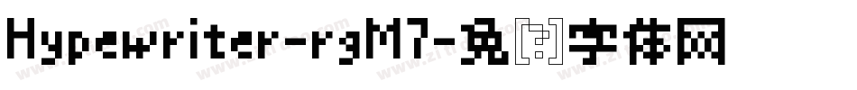 Hypewriter-rgM7字体转换