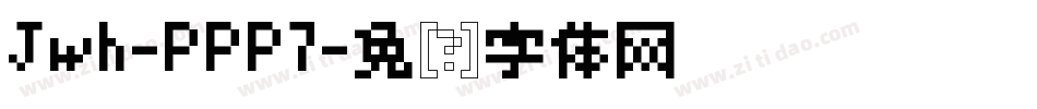 Jwh-PPP7字体转换