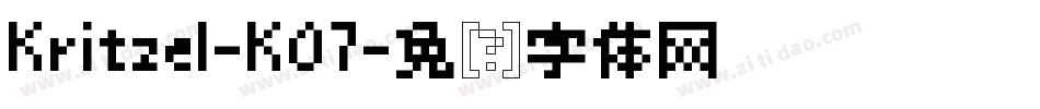Kritzel-KO7字体转换