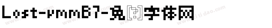Lost-vmmB7字体转换
