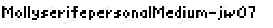 MollyserifepersonalMedium-jwO7字体转换