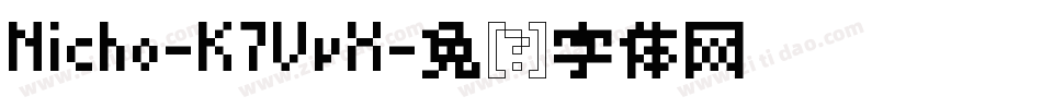 Nicho-K7VvX字体转换