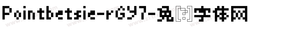 Pointbetsie-rGY7字体转换
