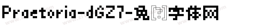 Praetoria-dGZ7字体转换