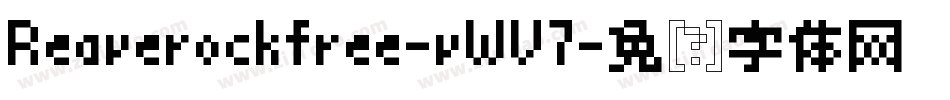 Reaverockfree-vWV7字体转换