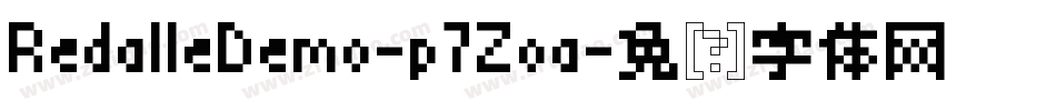 RedalleDemo-p7Zoa字体转换