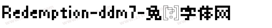 Redemption-ddm7字体转换
