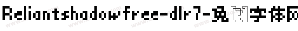 Reliantshadowfree-dlr7字体转换