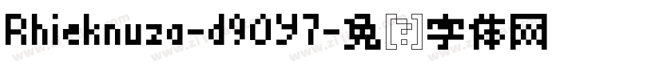 Rhieknuza-d9OY7字体转换