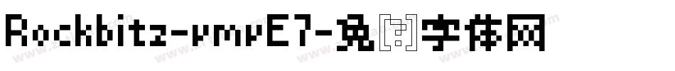 Rockbitz-vmvE7字体转换