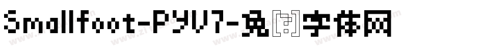 Smallfoot-PYV7字体转换