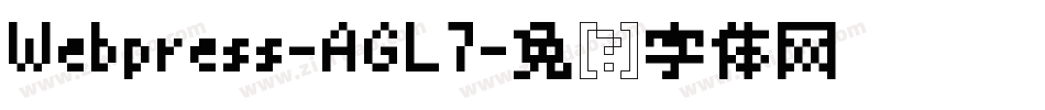Webpress-AGL7字体转换