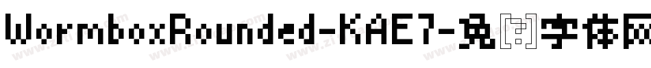 WormboxRounded-KAE7字体转换