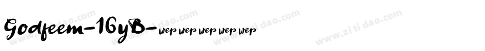 Godfeem-16yB字体转换