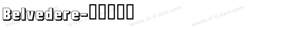 Belvedere字体转换