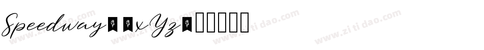 Speedway-3xYz字体转换