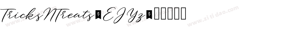 TricksNTreats-EJYz字体转换