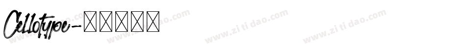 Cellotype字体转换