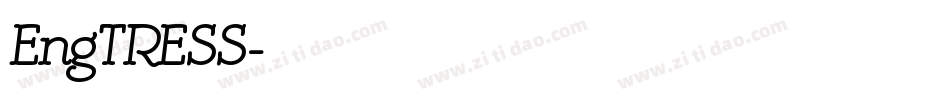 EngTRESS字体转换