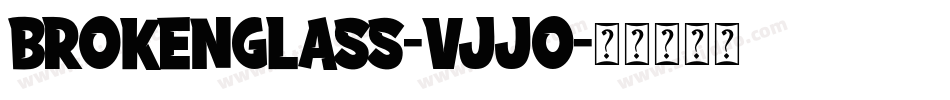 Brokenglass-vJJO字体转换