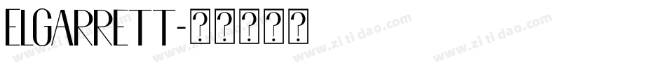 ElGarrett字体转换