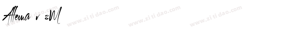 Allema-v5zM字体转换