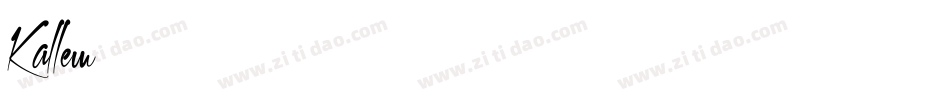 Kallem字体转换