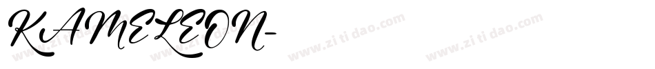 KAMELEON字体转换