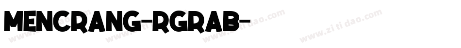 Mencrang-rgrAB字体转换