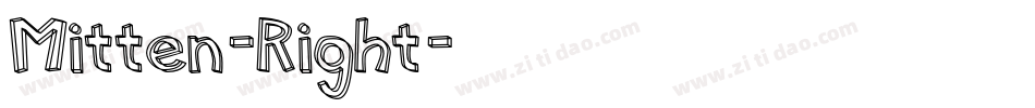Mitten-Right字体转换