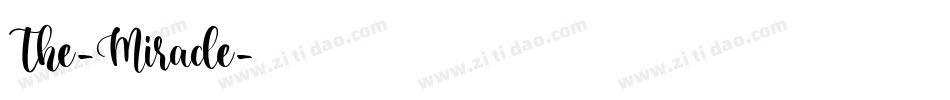 The-Miracle字体转换