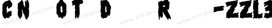 CfNightOfTheDamnedRegular-ZZL3字体转换