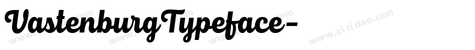 VastenburgTypeface字体转换