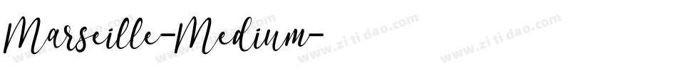 Marseille-Medium字体转换