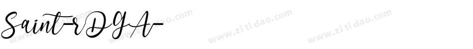 Saint-rDGA字体转换