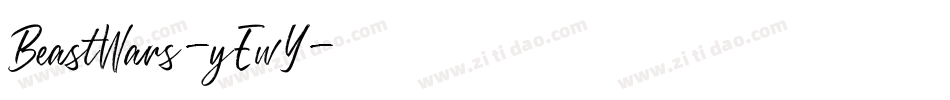 BeastWars-yEwY字体转换