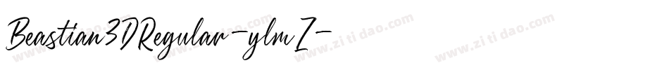 Beastian3DRegular-ylmZ字体转换