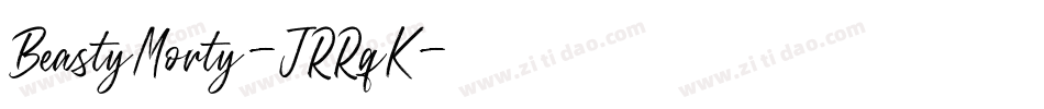 BeastyMorty-JRRqK字体转换