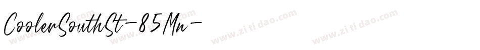 CoolerSouthSt-85Mn字体转换