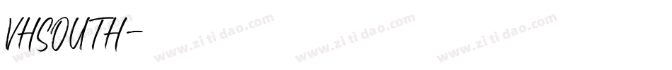 VHSOUTH字体转换