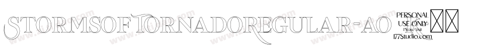 StormsOfTornadoRegular-ao0K字体转换