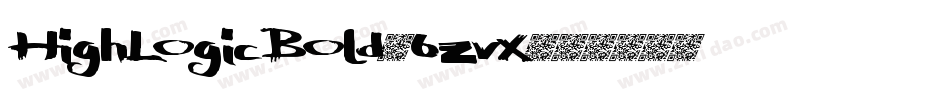 HighLogicBold-6zvx字体转换