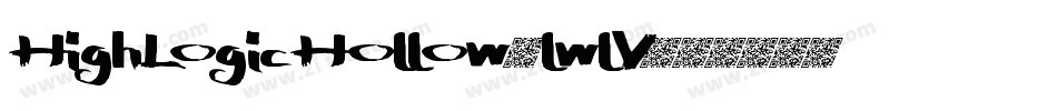 HighLogicHollow-lwlV字体转换 HighLogicHollow-lwlV字体转换