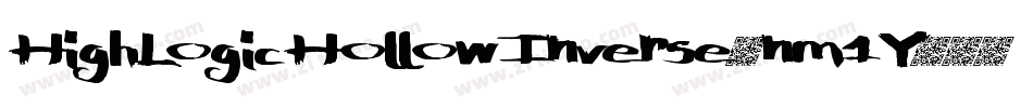 HighLogicHollowInverse-nm1Y字体转换 HighLogicHollowInverse-nm1Y字体转换