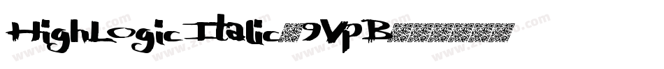 HighLogicItalic-9VpB字体转换