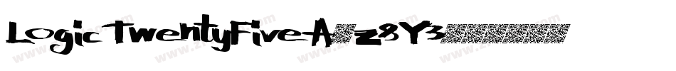 LogicTwentyFiveA-z8Y3字体转换