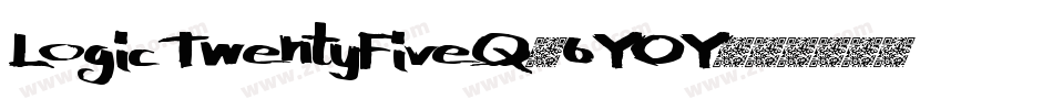 LogicTwentyFiveQ-6YOY字体转换